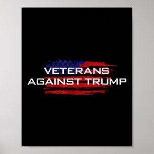 Poster Vétérans contre Trump - Anti-Trump
