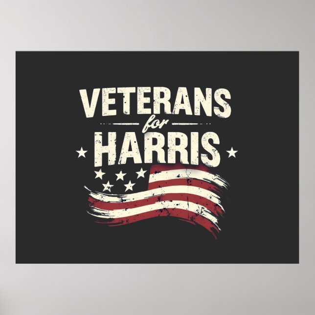 Poster Vétérinaire de l'élection de Harris Kamala Harris (Devant)