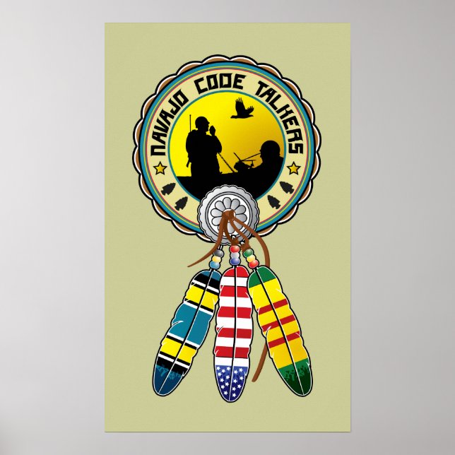 Poster Vétérinaire du Vietnam - Discours du Code amérindi (Devant)