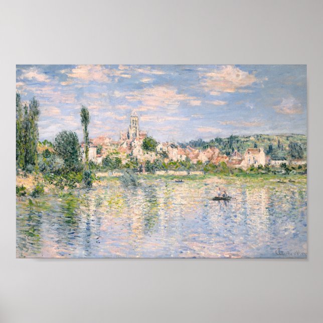 Poster Vetheuil à Summer by Claude Monet (Devant)