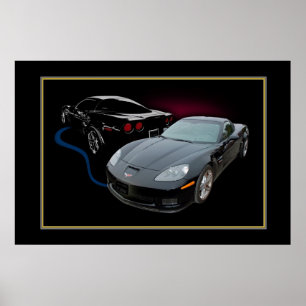 Poster Vette Un or
