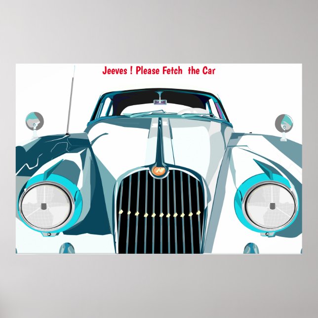 Poster Veuillez Récupérer L'Affiche De La Voiture (Devant)
