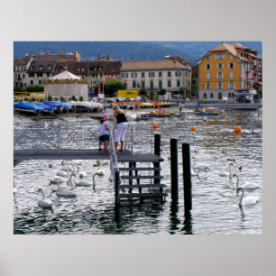Poster Vevey Lake Genève