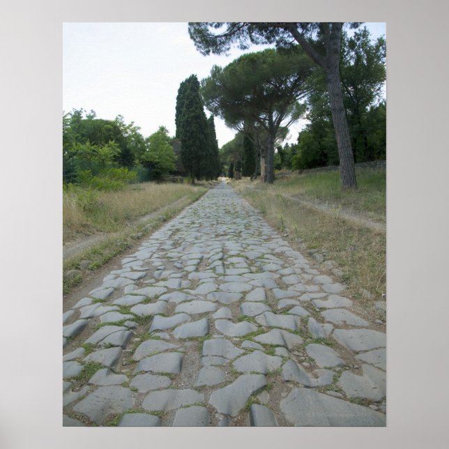 Poster Via Appia Appian voie, route romaine (Devant)