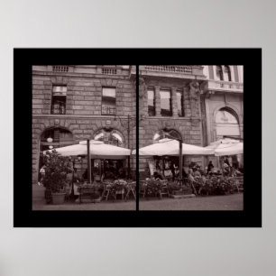 Poster Via Dante - Diptych