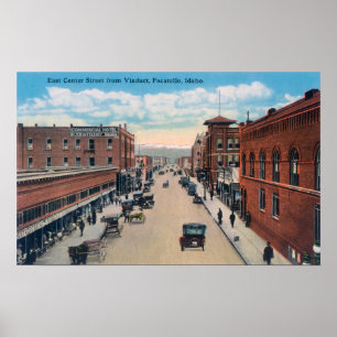 Poster Viaduct View of East Center Street