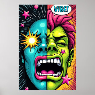 Poster VIBE! Pop Art Criant