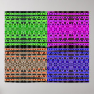 Poster vibes colorées
