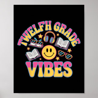 Poster Vibes de 12e année Enseignant de 12e année