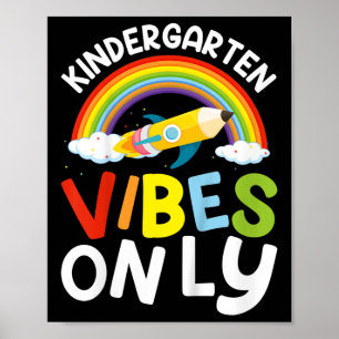 Poster Vibes De Jardin Pour Enfants Seulement Retour À L'