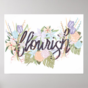 Poster Vibes de la reine florale