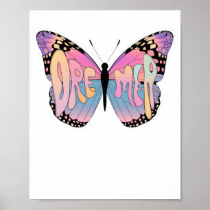 Poster Vibes de papillon Dreamer