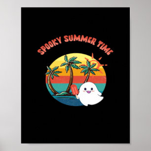 Poster Vibes d'été - Éffrayant temps d'été classique