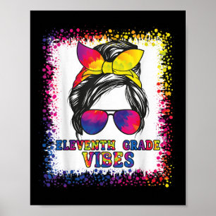Poster Vibes drôles de 11e année Chignon désordonné Retou