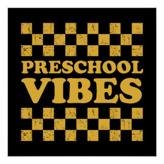 Poster Vibes maternelles Premier jour de l'école