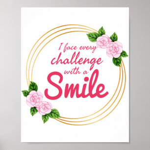 Poster vibes positives cite pour le travail, la vie et le