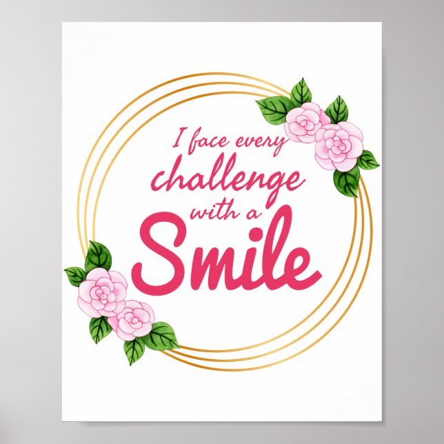 Poster vibes positives cite pour le travail, la vie et le (Devant)