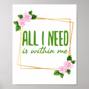 Poster vibes positives dire pour la motivation