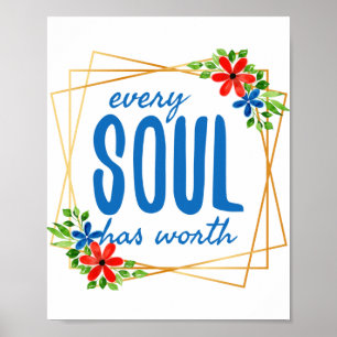 Poster vibes positives mots de vie et de succès