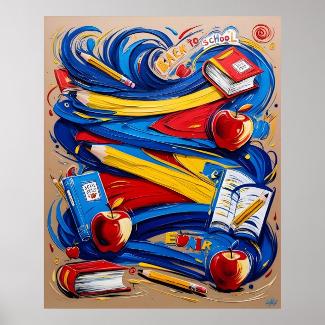 Poster Vibes scolaires (Devant)