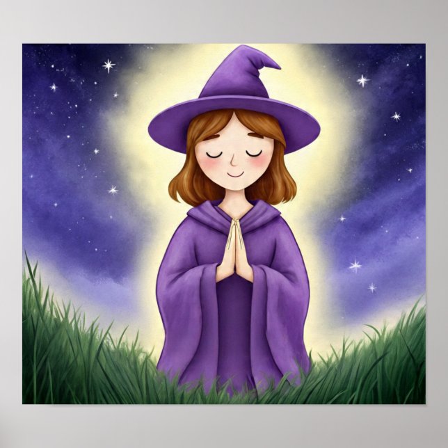 Poster Vibes violettes (Devant)