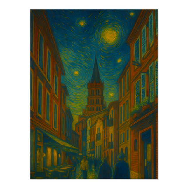 Poster Vibrant City Views  (Devant)