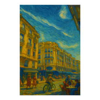 Poster Vibrant City Views