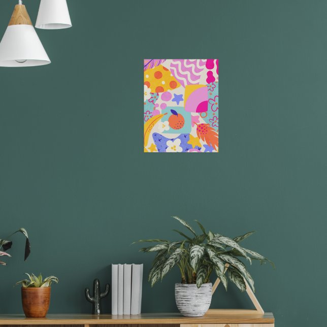 Poster Vibrant Maxi Patchwork (Salon 1)