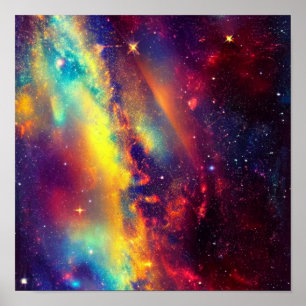Poster Vibrant Nebula