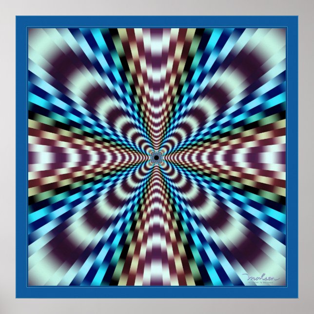 Poster Vibrations De Boggling D'Esprit Illusion Optique (Devant)