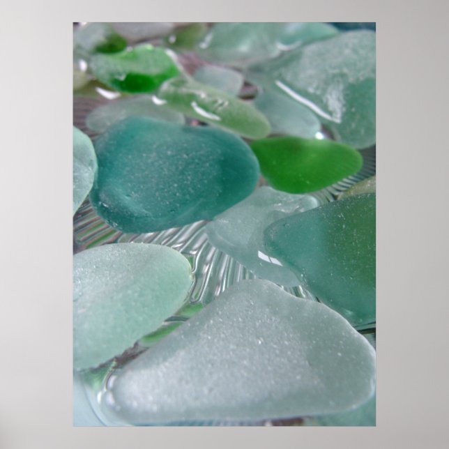 Poster Vibrations vertes (Devant)