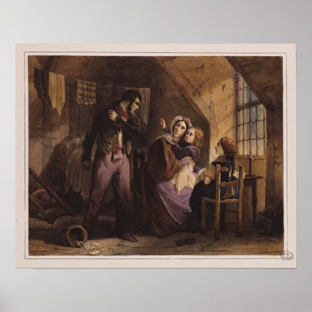 Poster Vice et vertu : Misère (Devant)