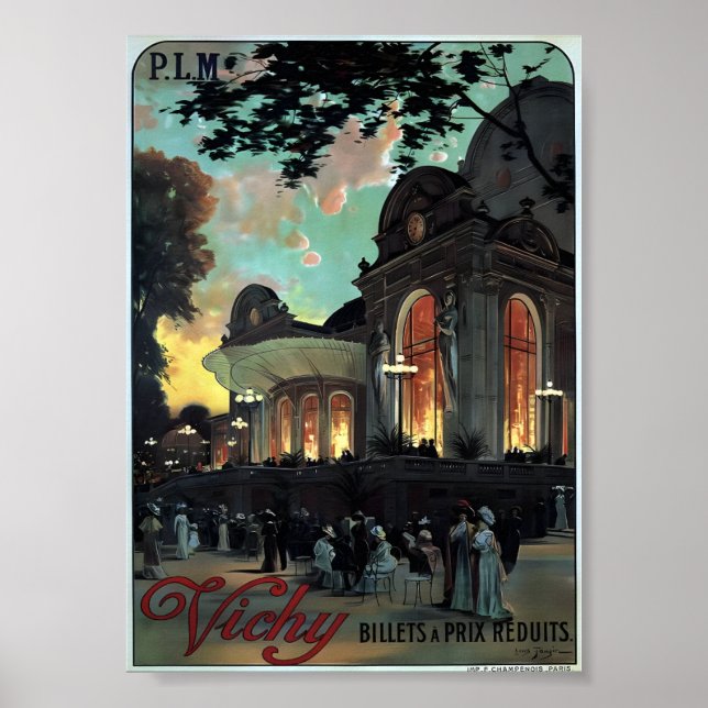 Poster Vichy, France - Billets Un Prix Réduit (Devant)