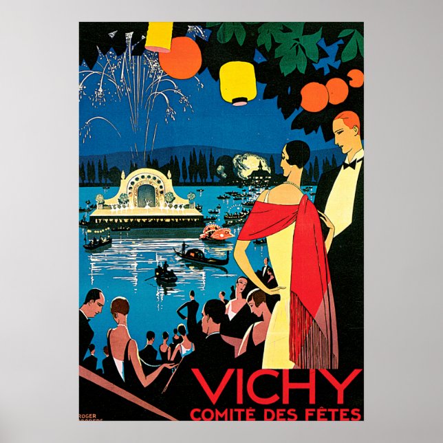 Poster Vichy - France - Vintage voyage (Devant)