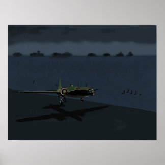 Poster Vickers Wellington Décollage