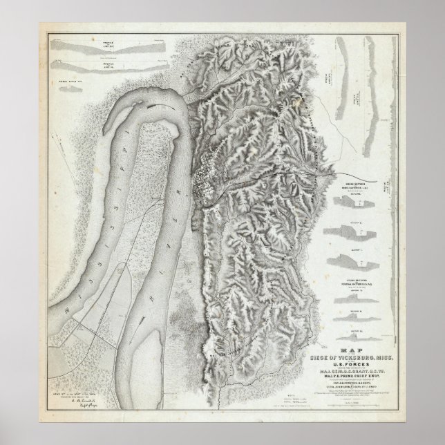 Poster Vicksburg, Missouri (Devant)