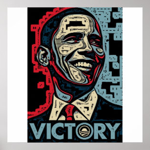 Poster Victoire d'Obama