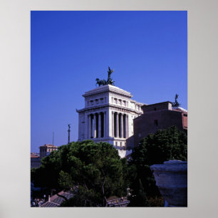 Poster Victor Emmanuel 2ème Monument Rome