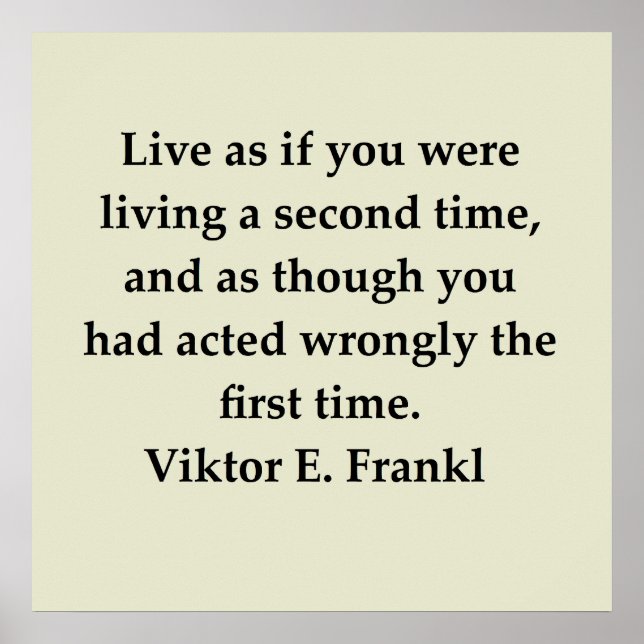 Poster victor frankl citation (Devant)