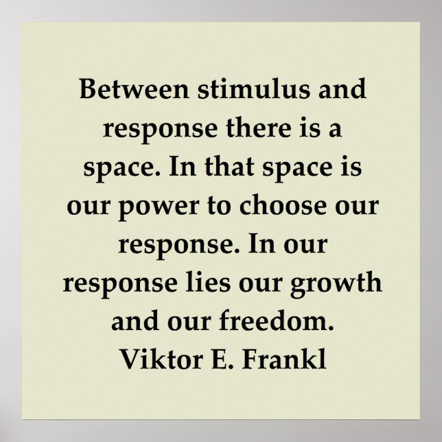 Poster victor frankl citation (Devant)