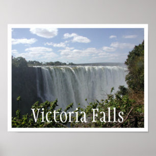 Poster Victoria Falls, Zambie, Zimbabwe