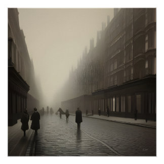 Poster - Victoria London Street