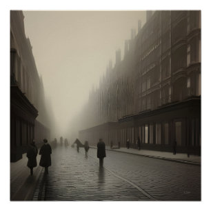 Poster - Victorian London Street