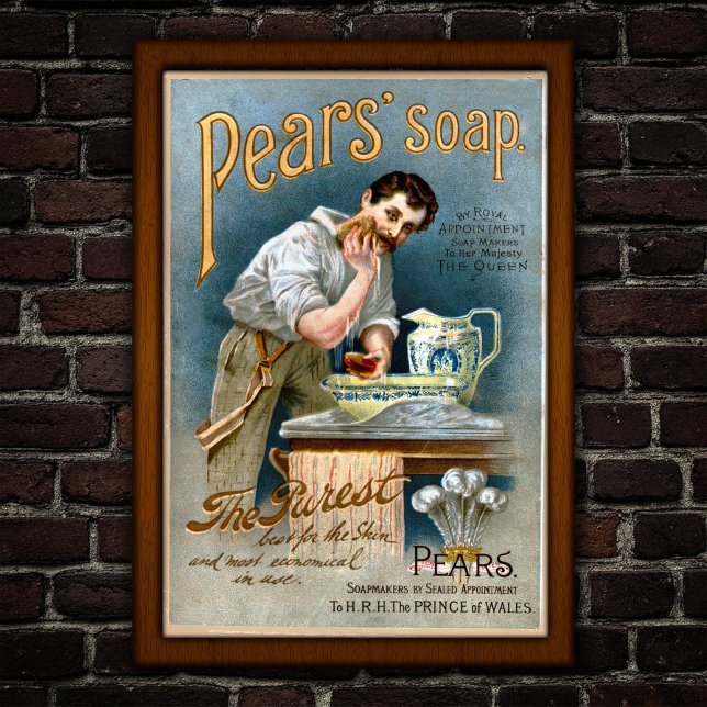 Poster Victorian Vintage Soap Advertising (Créateur téléchargé)
