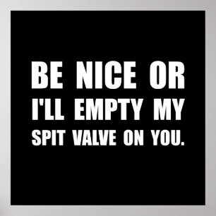 Poster Vide Mon Valve Spit
