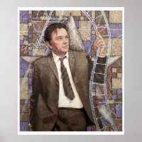 Vidéo Star Acteur Vieux Hollywood portrait d'art