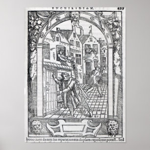 Poster Vider les pots de chambre