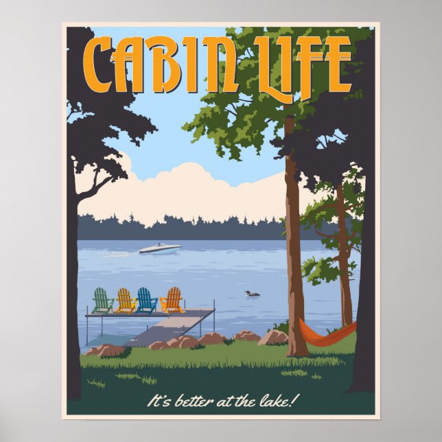 Poster Vie cabine (Devant)