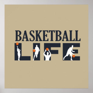 Poster vie de basket-ball