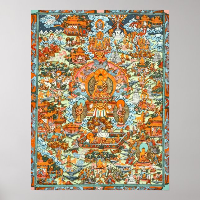 Poster Vie de l'affiche Bouddha (Devant)